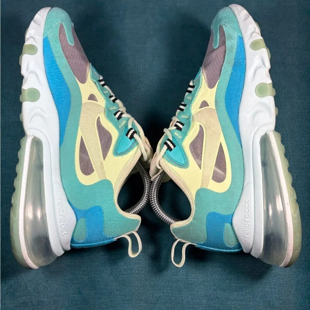 Size 7.5Men/9Women - Nike Air Max React 270 multicolor shoes